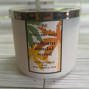 Bath & Body Works 3-Wick Candle - Coconut Sandalwood